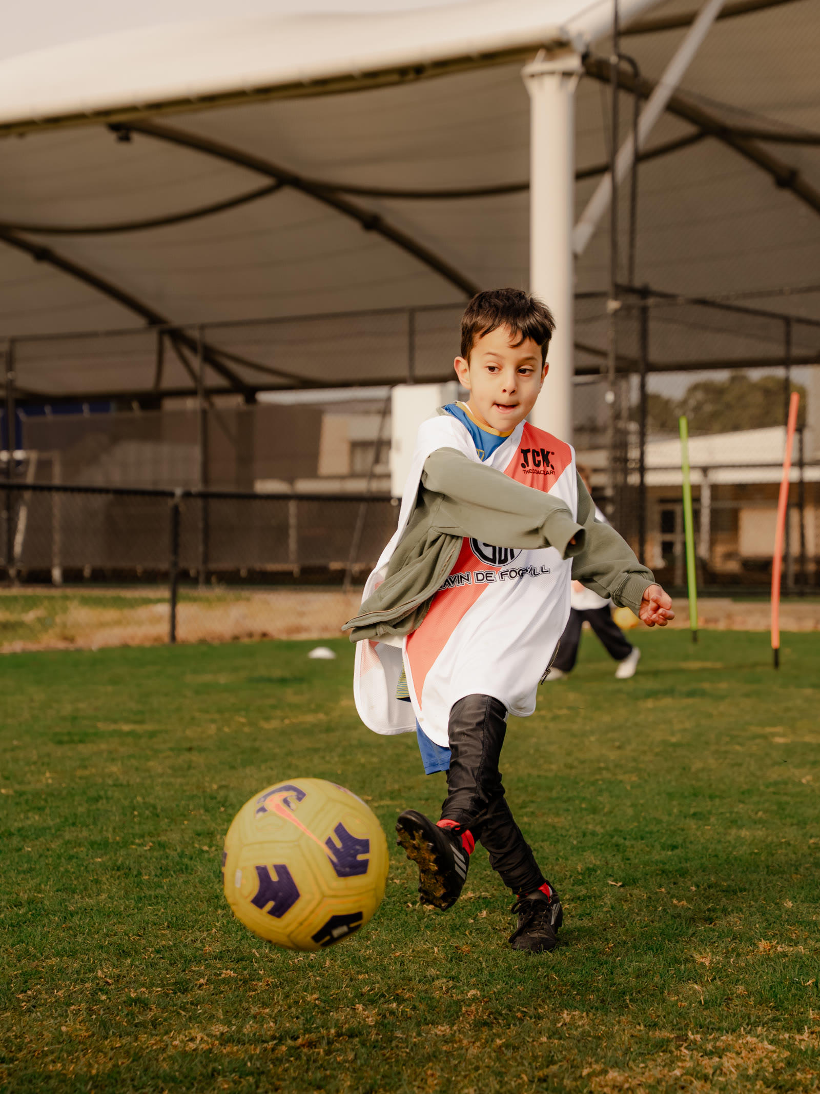 Kids training at a GDF session